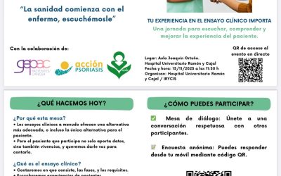 Mesa redonda para pacientes: El ensayo clínico